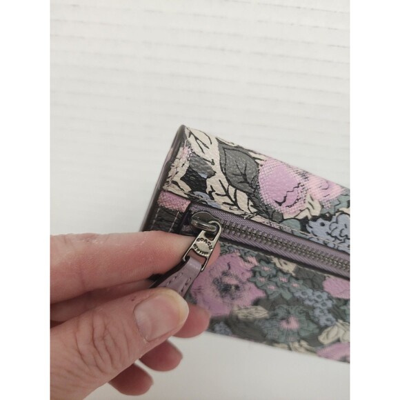 Coach Envelope Wallet Heritage Floral Print V5/Soft Lilac Multi Style 8968 - Picture 4 of 8